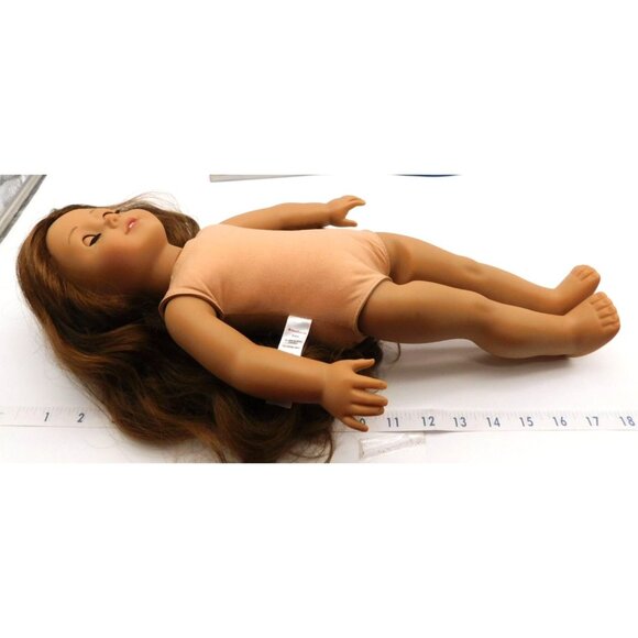 American Girl GOTY Saige 18" Doll with Meet Dress and Book 2013 Retired - Picture 13 of 16